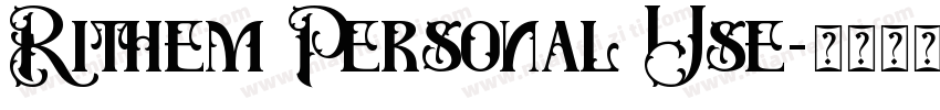 Rithem Personal Use字体转换